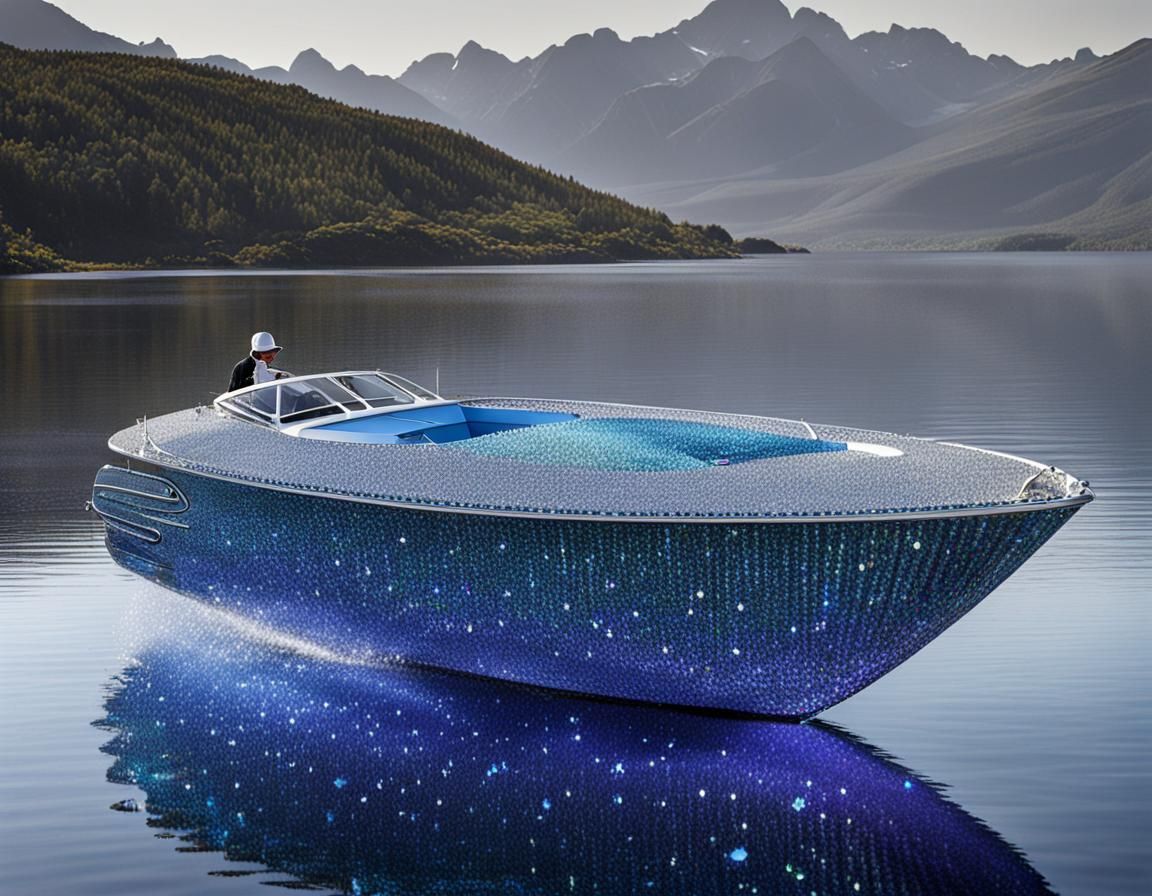Swarovski Crystal Boat: A Sparkling Vessel