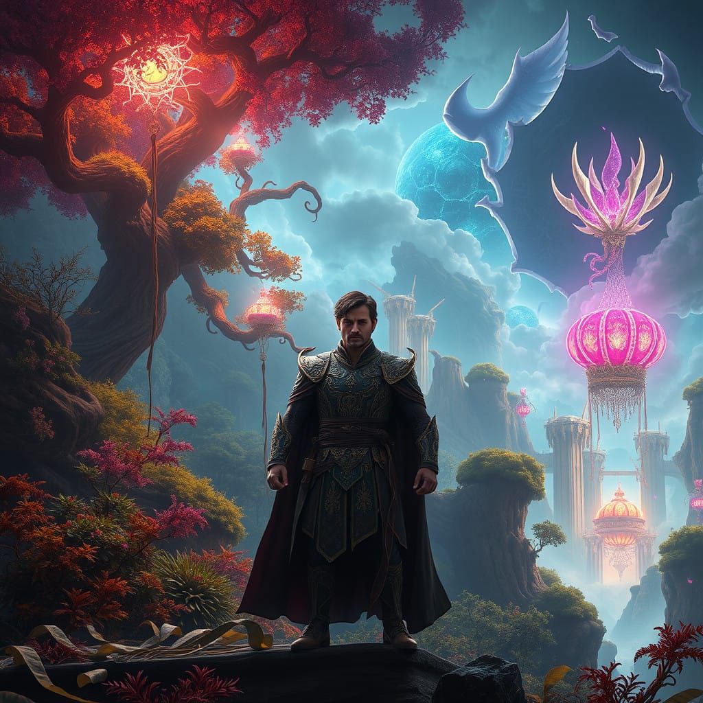 Dominic Cooper, Hero in Enchanted Realm, in Unreal Engine 5...