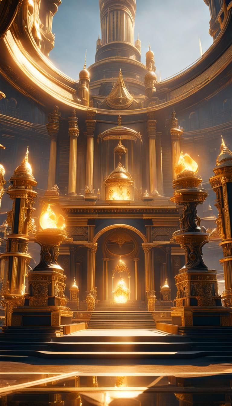 Only the worthy may pass through the throne room gates.