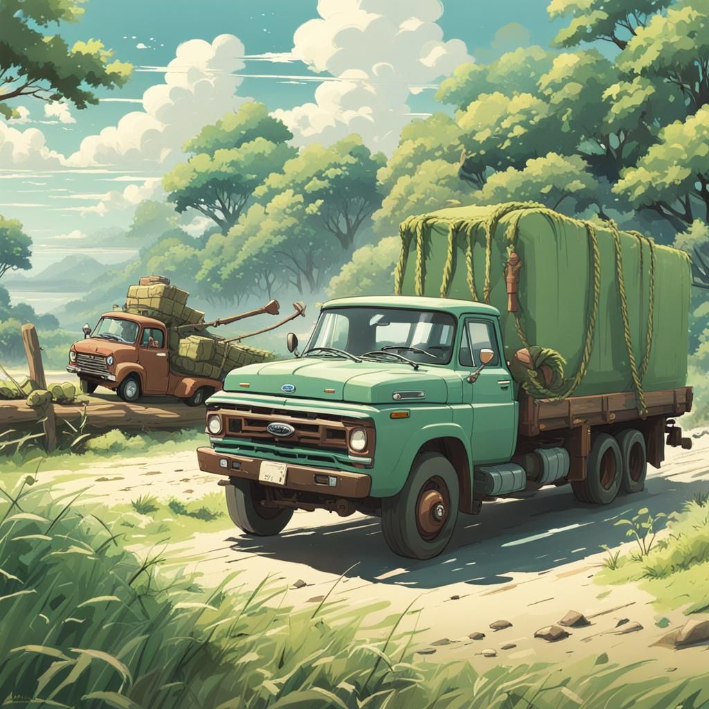 Kei Truck vs Ford: Anime Tug of War