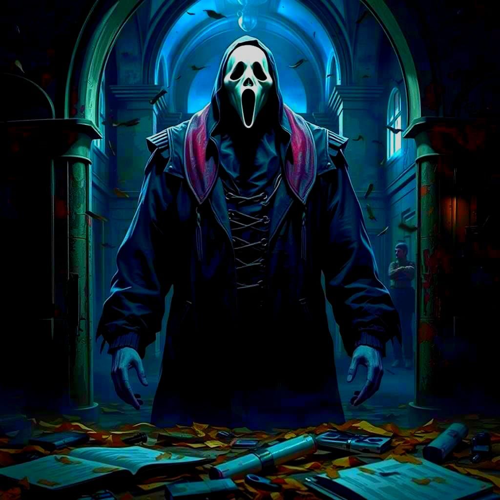 Terrifying Ghostface Horror Masterpiece in Hyper-Realism