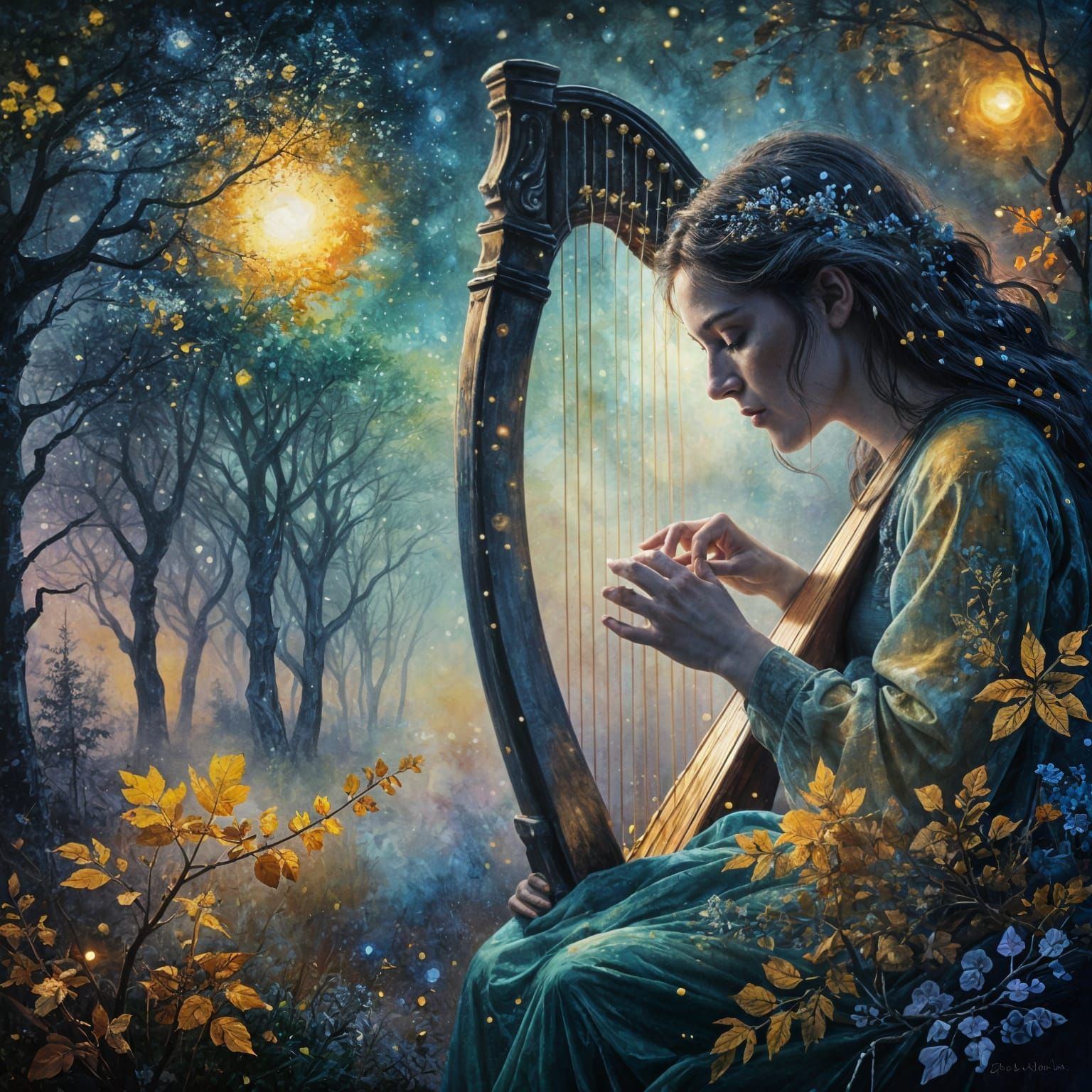 Harpist