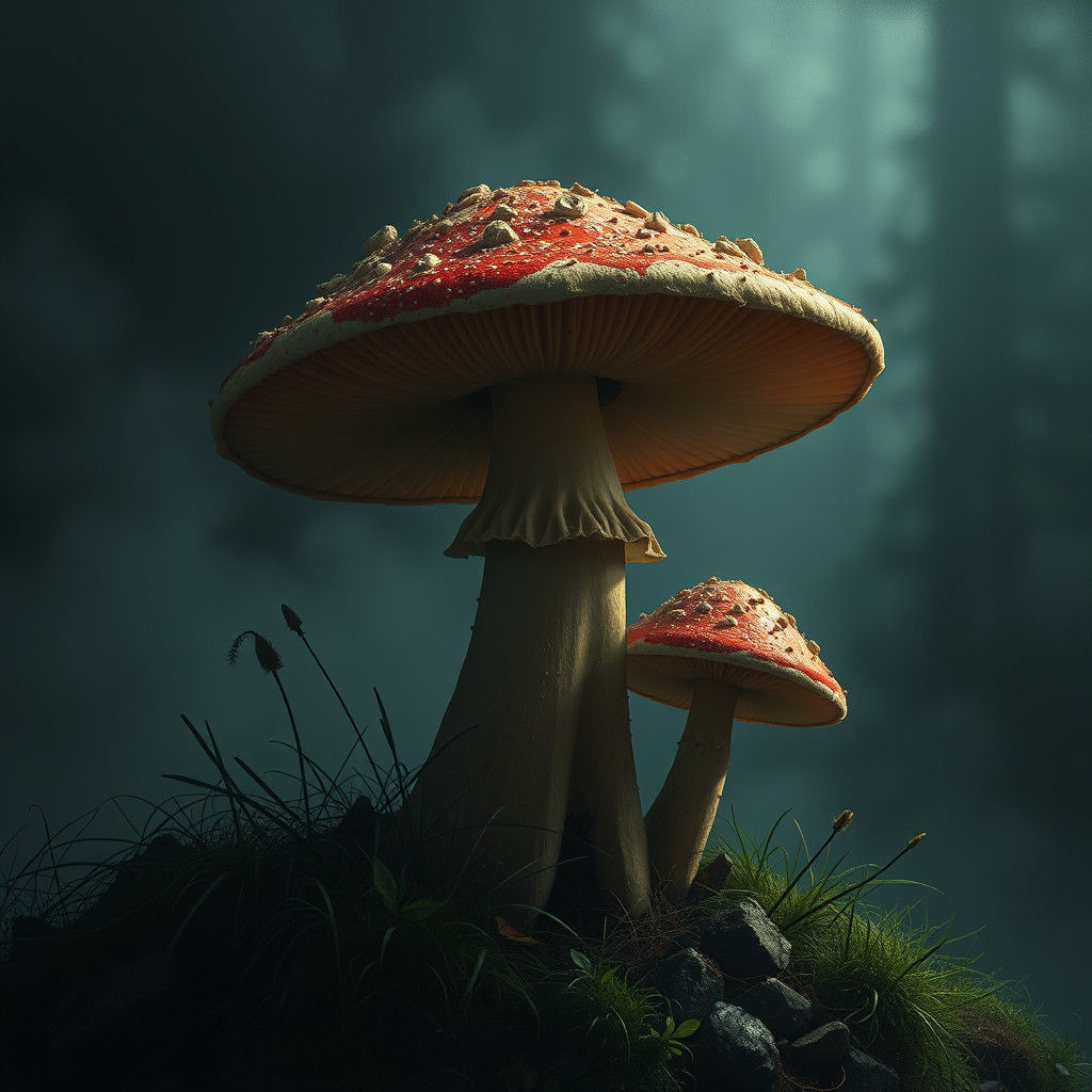 Mushroom of Darkness: An AI Interpretation
