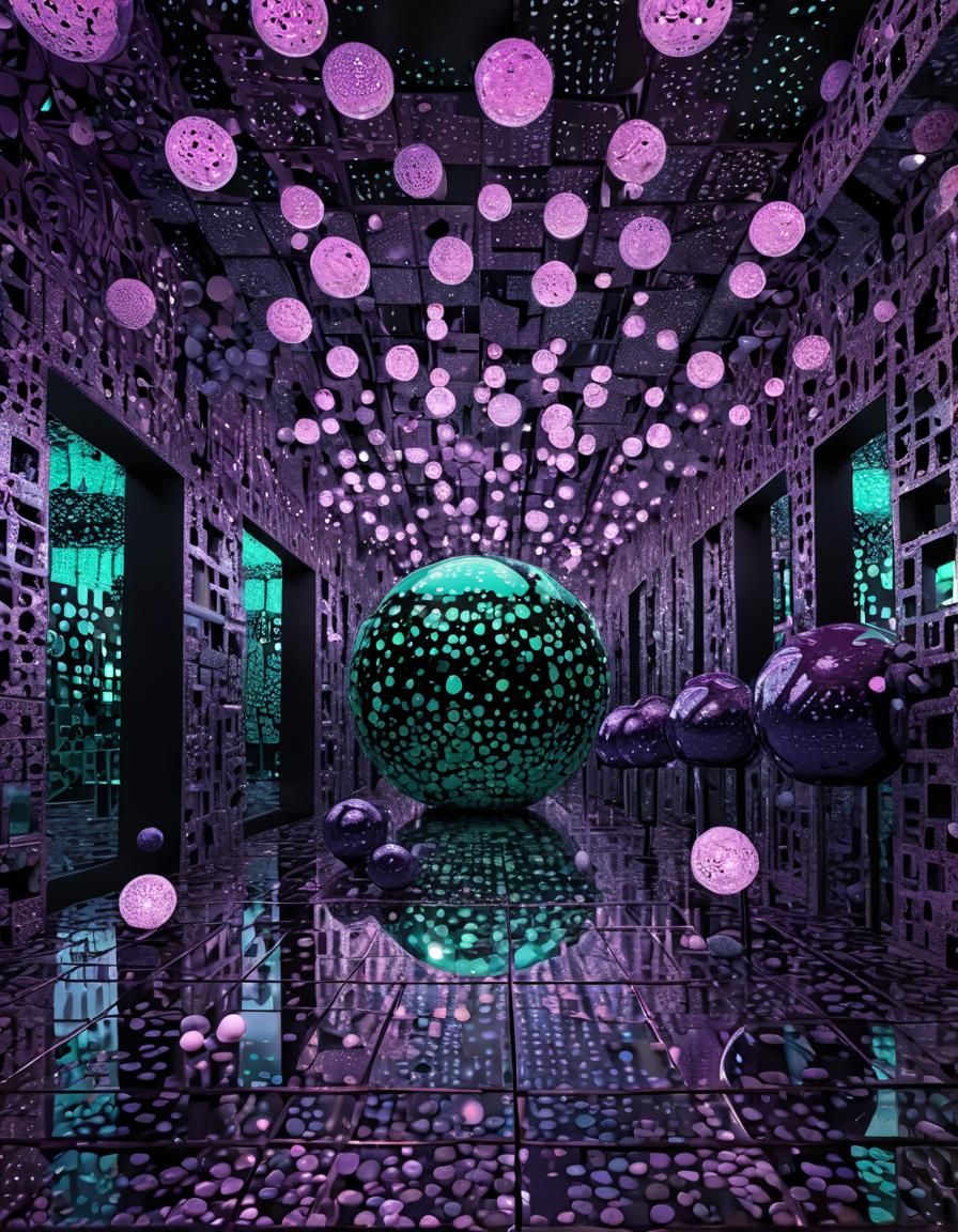 Infinity Mirrored Room with Light Sculptures