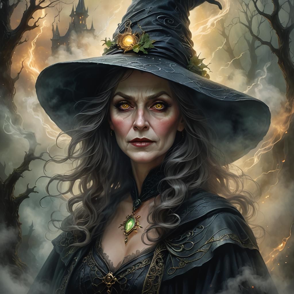 Mystical Portrait of the Wicked Witch of the West