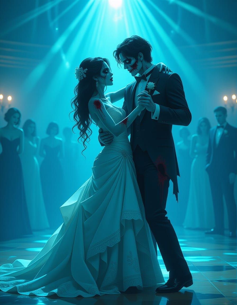 Zombie Prom Night in Eerie Gymnasium