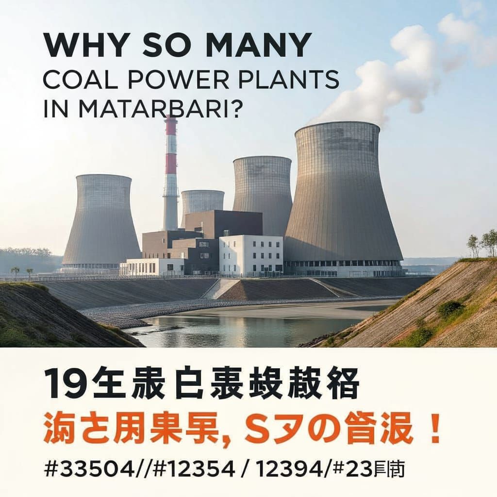 Matarbari Coal Power Plant Protest Poster