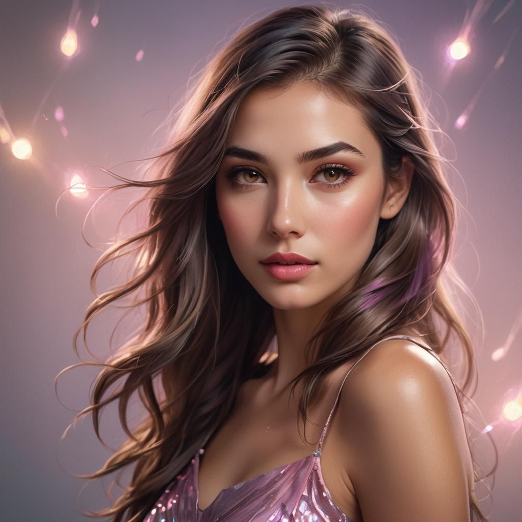 Beautiful Girl Portrait with Soft Lighting