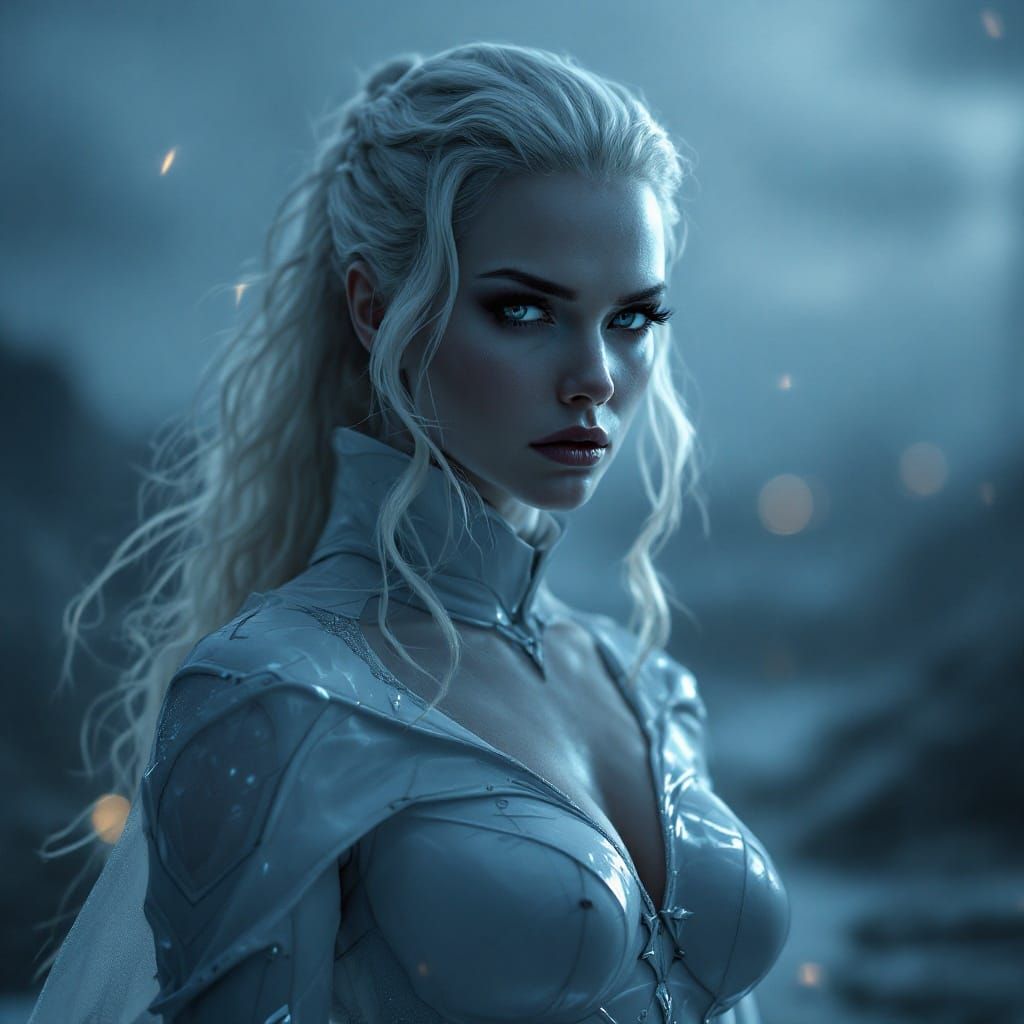 Emma Frost: Cinematic Mutant Telepath in 8K