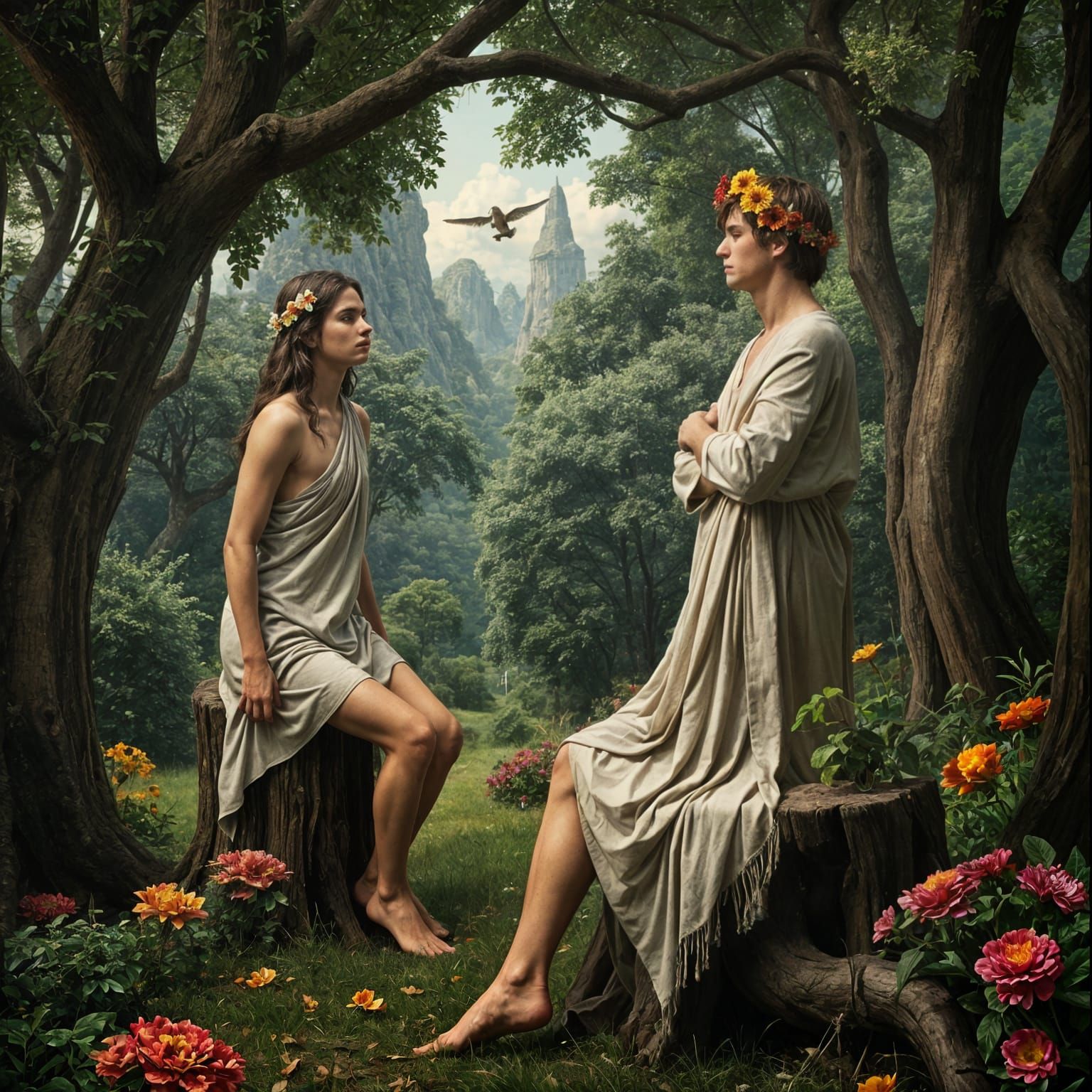 Adam's Confession: A Humorous Biblical Twist