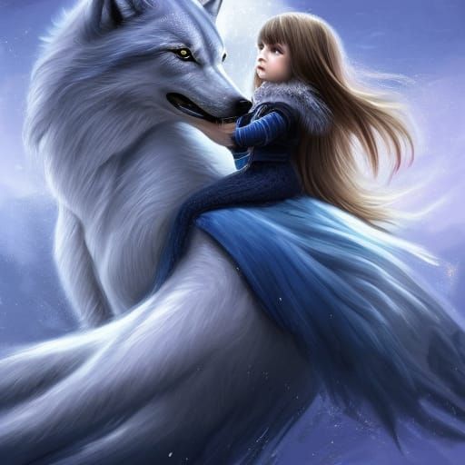 Princess Rides a Wolf: Fantasy Concept Art