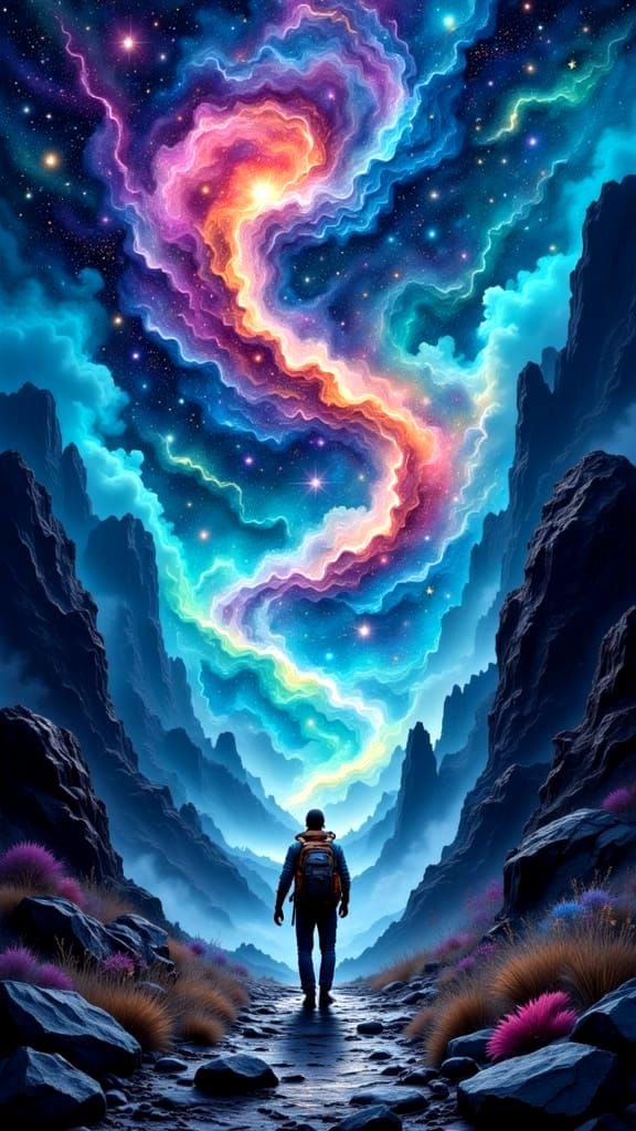 Creative Journey Unfolds in Dreamy Watercolor Collage