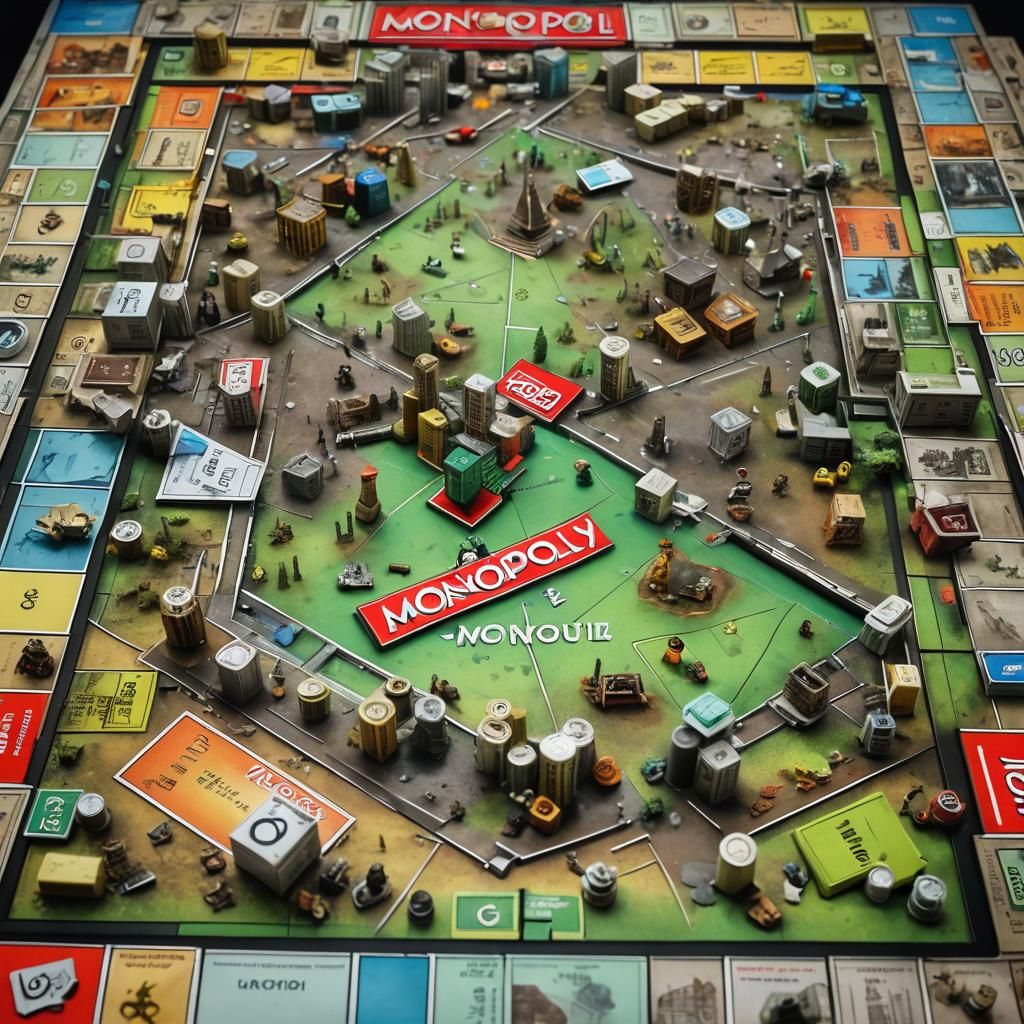 Post-Apocalyptic Monopoly Cityscape
