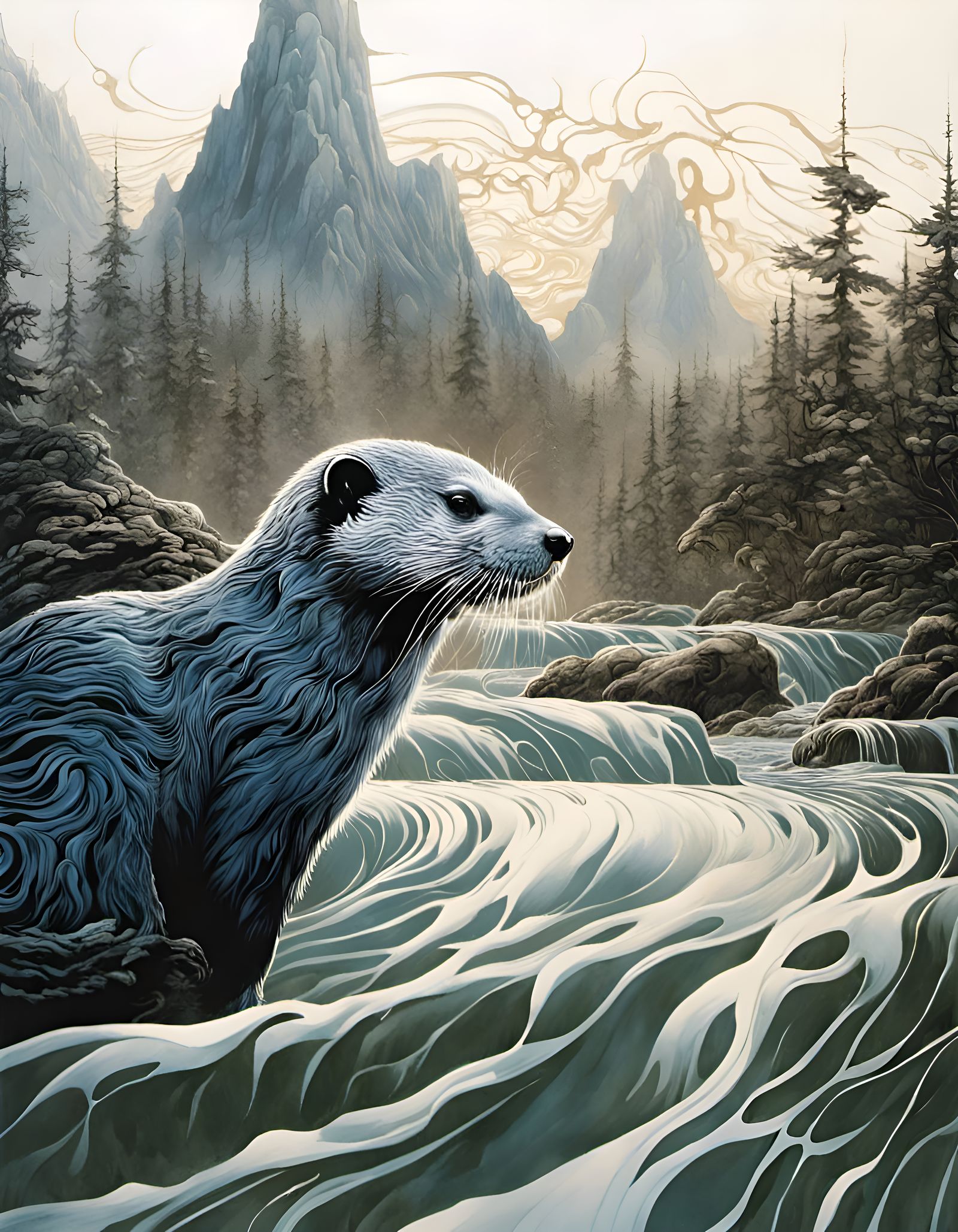 The Mountain River Otter