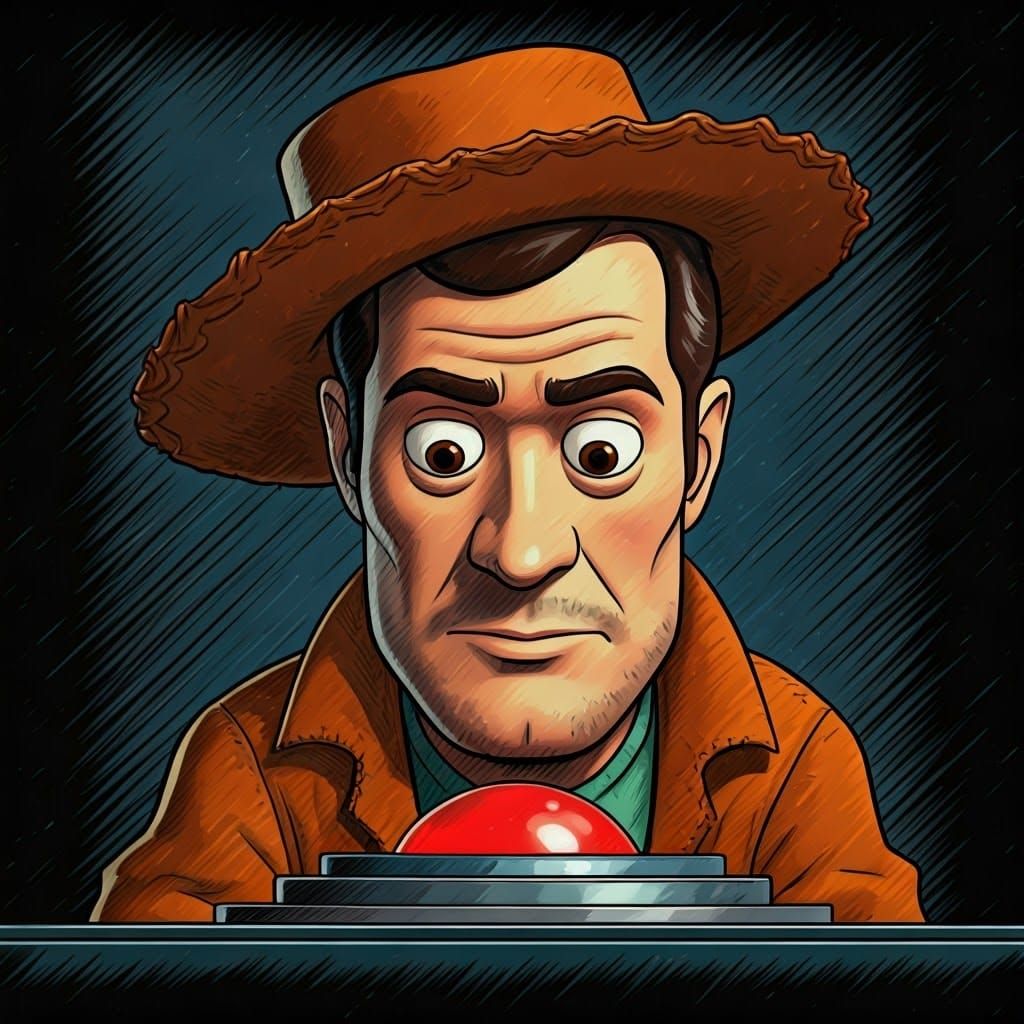 Toy Space Ranger Contemplates Daring Decision in Comic Book ...