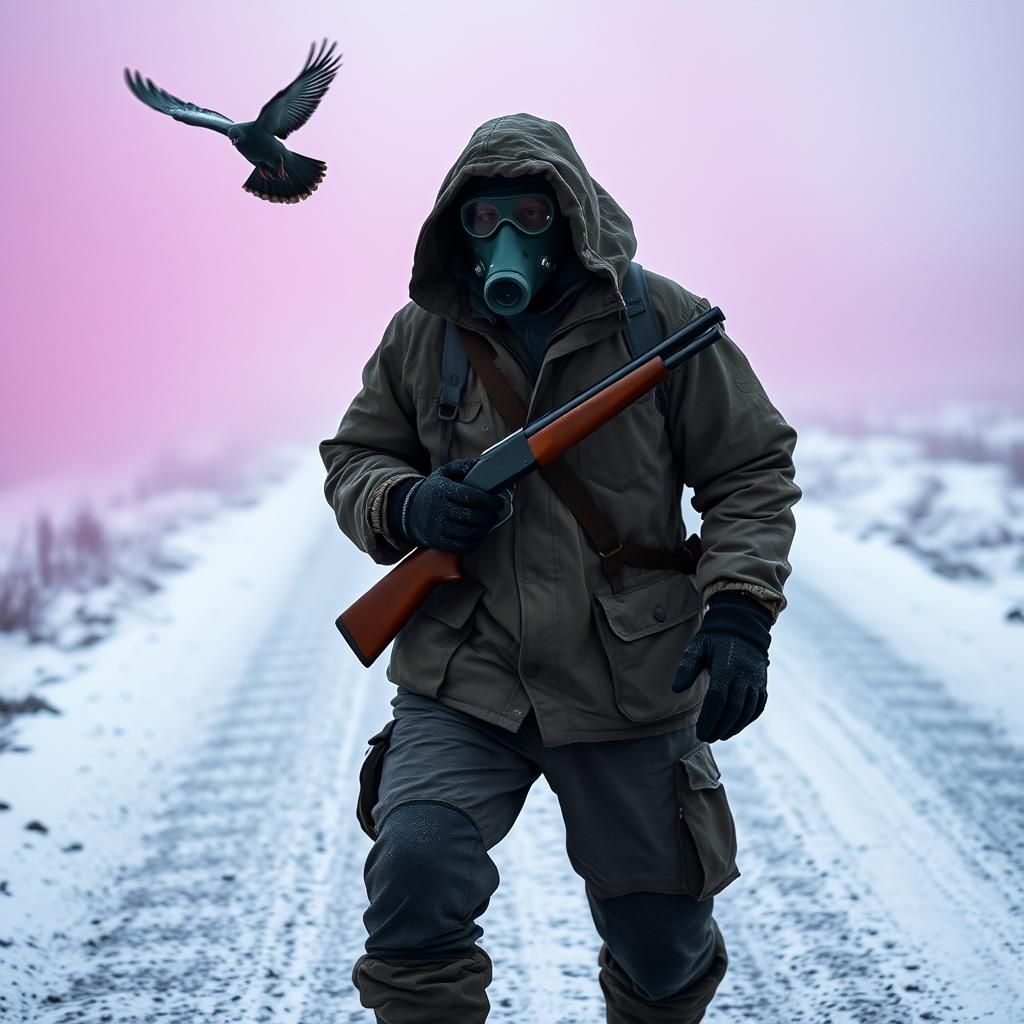 Post-Apocalyptic Survivor in Quebec's Toxic Winter