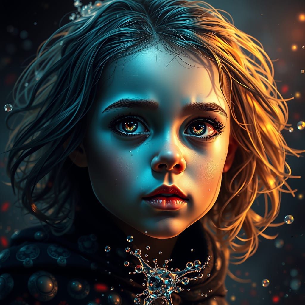 Alles fur die kinder. Alles fur die kleinen Hyperrealistic, splash art, concept art, mid shot, intricately detailed, col...