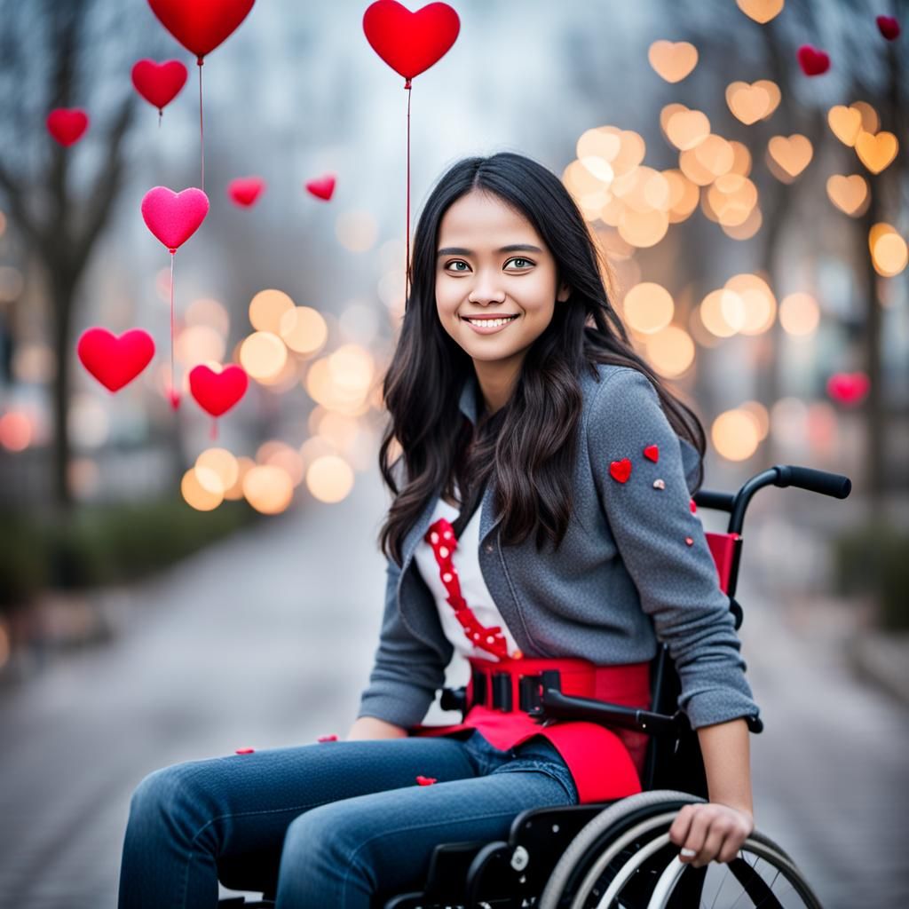 Heartwarming Portrait of a Paraplegic Girl
