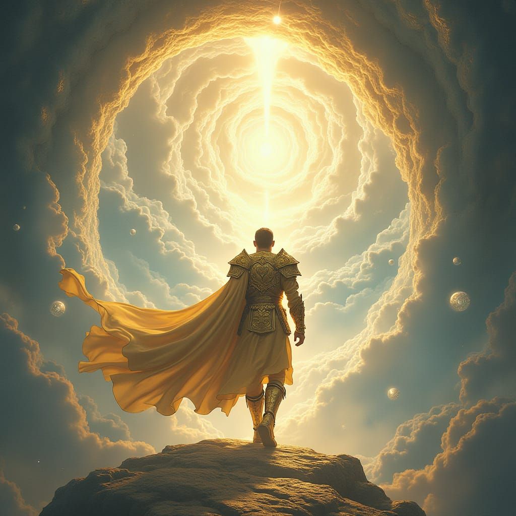 Emperor Ascends to Heaven Through Celestial Portal