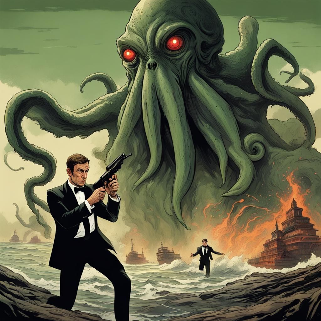 James Bond and Jack Ryan Confront Cthulhu