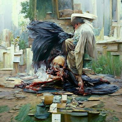 Death as Oil Painting by James Gurney