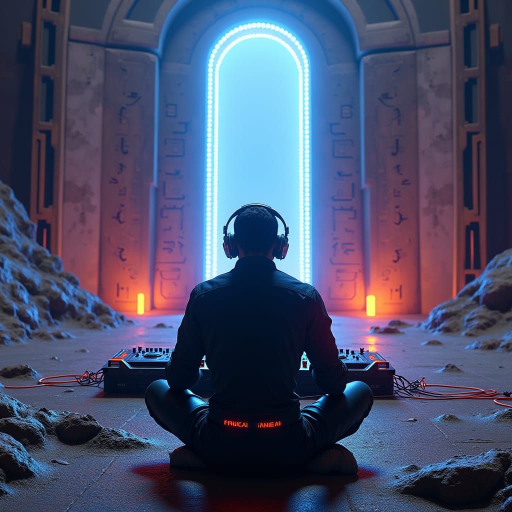 DJ Danger at Ancient Bunker: Sci-Fi Scene