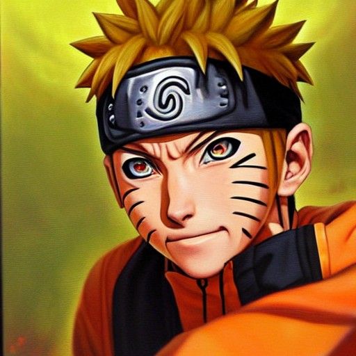 Naruto as Oil Painting by James Gurney