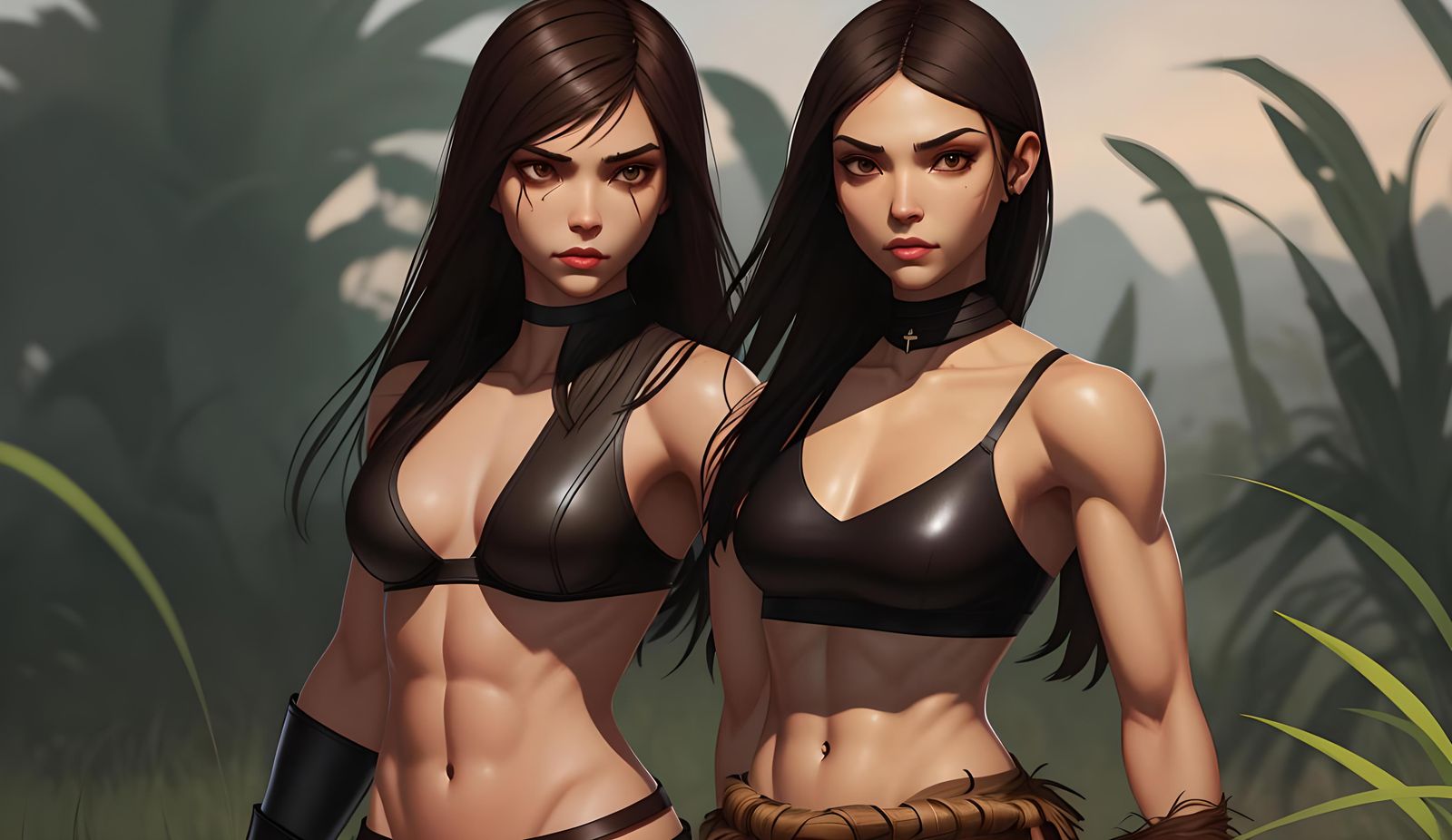 Native female assassin