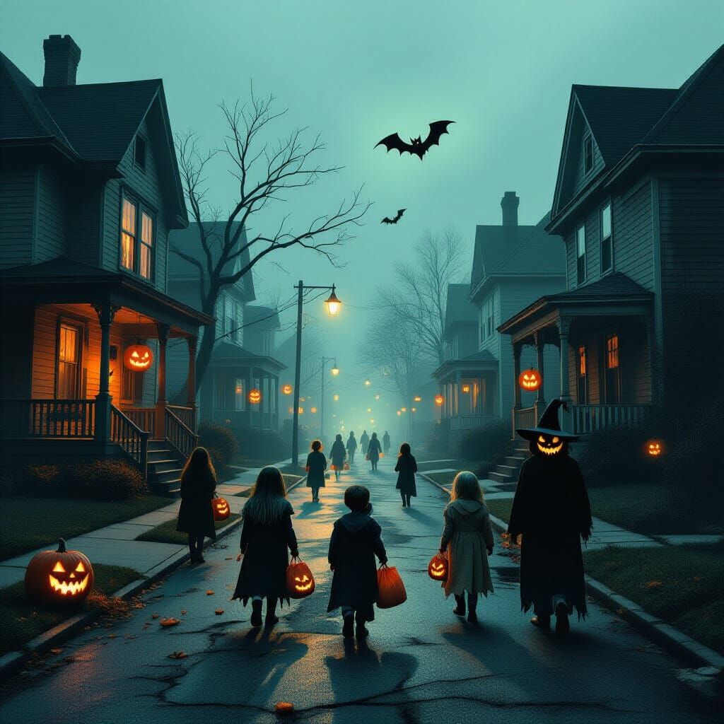 Twisted Halloween Nightmare on Foggy Street