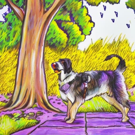 "Walk?" *Heavy panting and much tail wags*