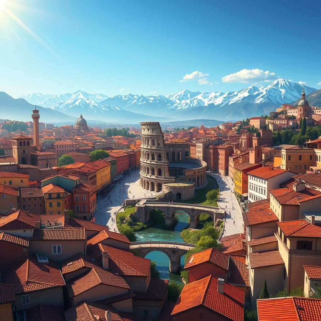 Verona: Renaissance City in Anime Style