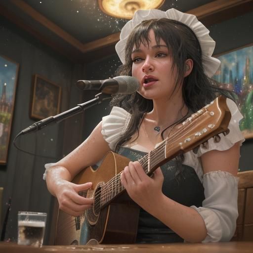 Soulful Singer Captivates Pub Audience with Ballads