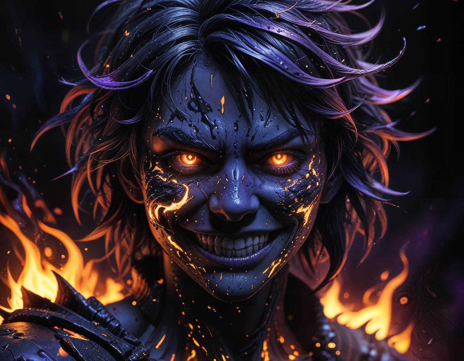 Yandere Hellion Unleashes Chaos in Dark Fiery Blaze