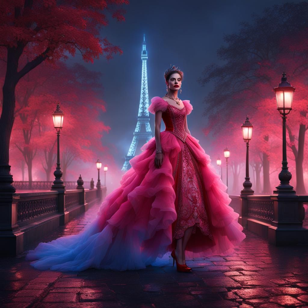 Vampire Princesses in Paris: Fantasy Concept Art