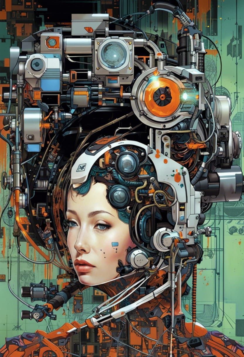 Tech-mech sci-fi fantasy 23jul23