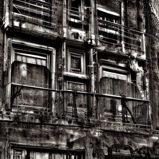 Film Noir: Giant Insects and Dogs in Abandoned City