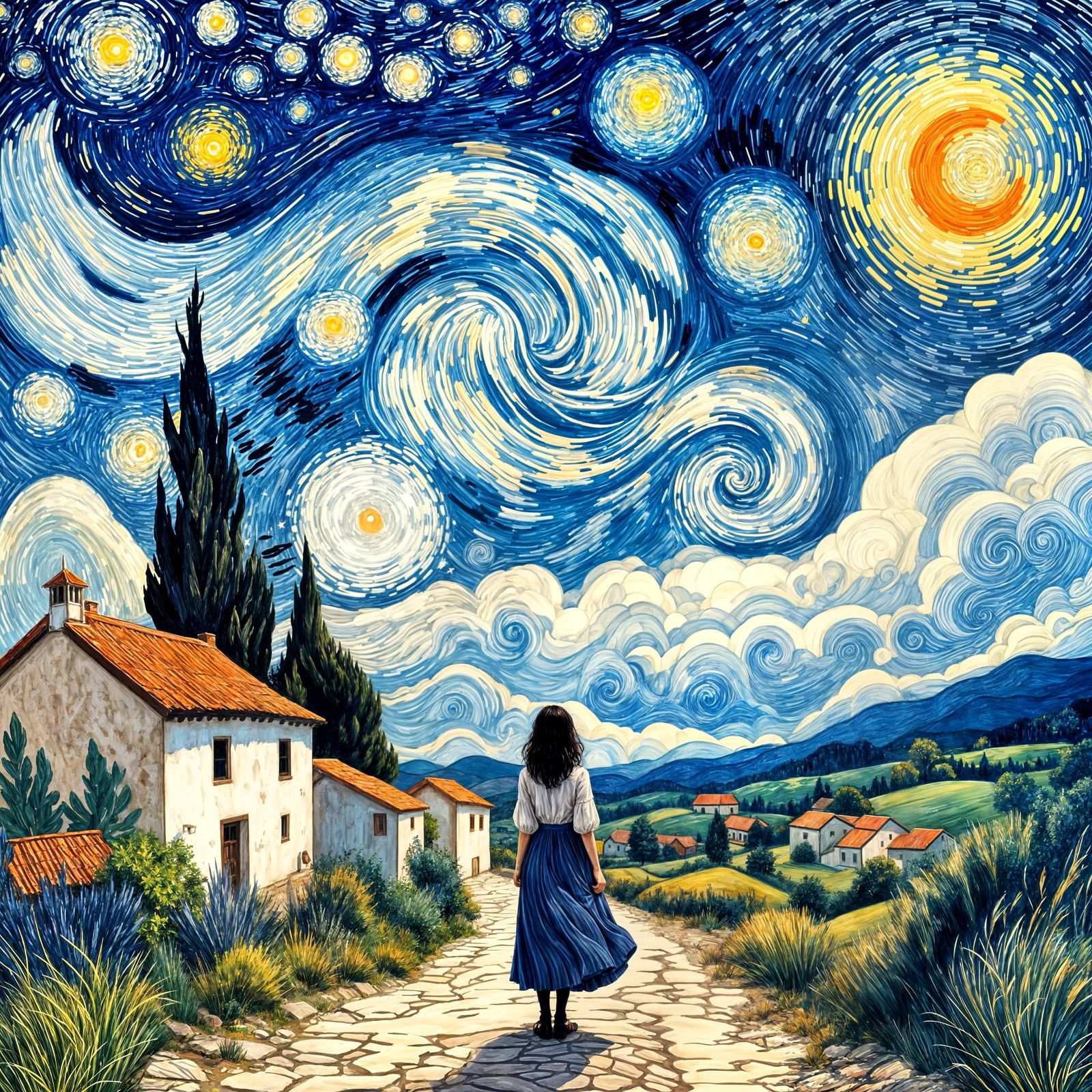 starry night remixed