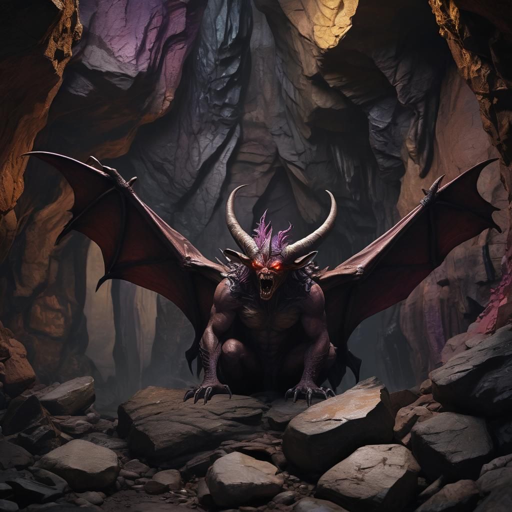 A Hyperrealistic photo of a mythical creature with the upper...