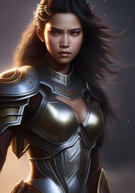Warrior Girl from the Southern Lands 39.