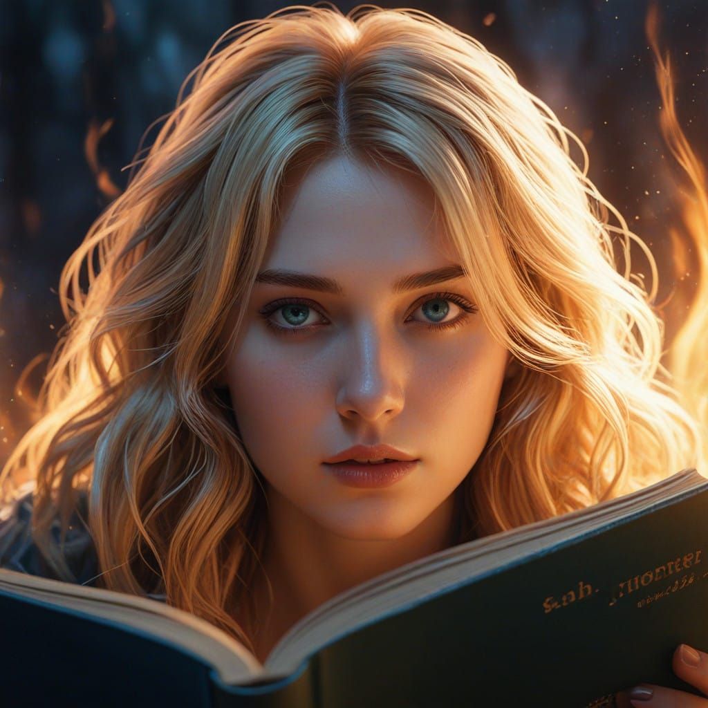 Woman Lost in a World of Words