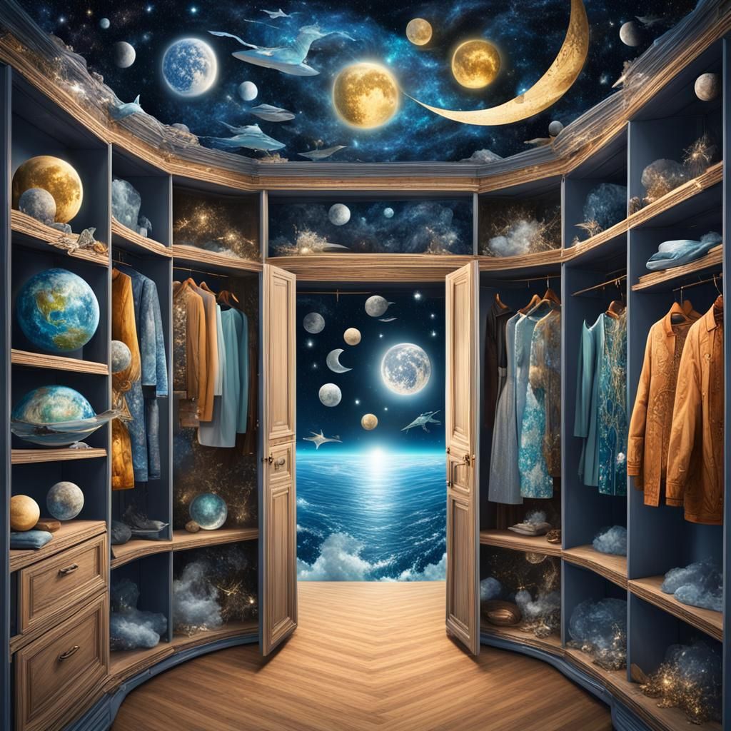 Surreal Parallel Universe Inside a Wardrobe