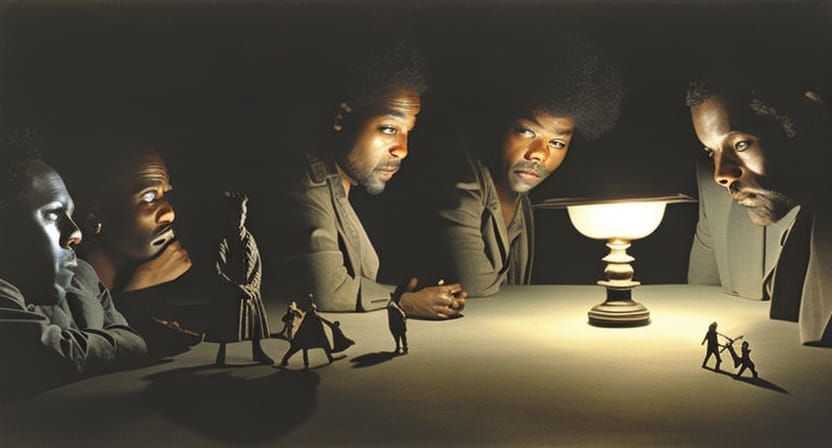 Pensive Gods Contemplate Creations in a Hostile World