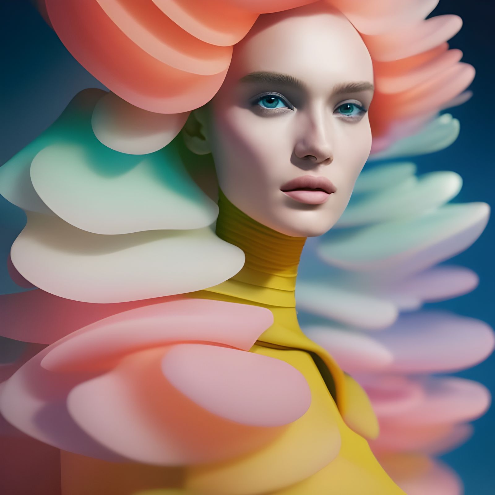 Futuristic Nike Streetwear by Lisa Frank for Vogue