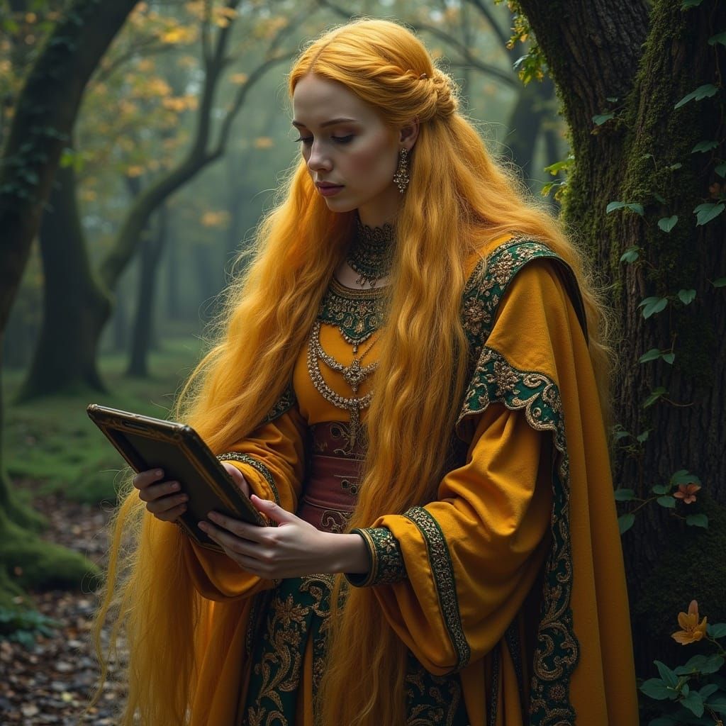 Ethereal Irish Folk in Ancient Civilisation Style