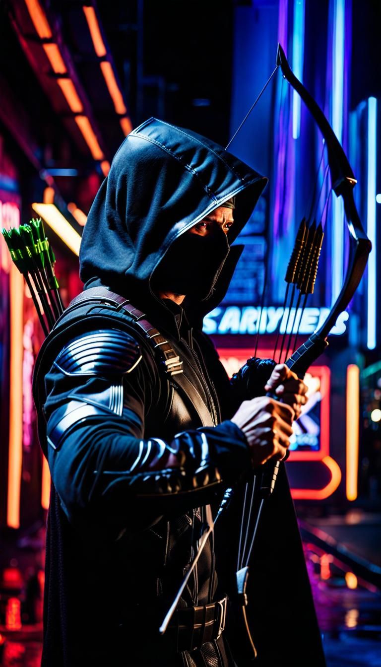 Clint Barton (Hawkeye, Ronin), one of the Avengers.