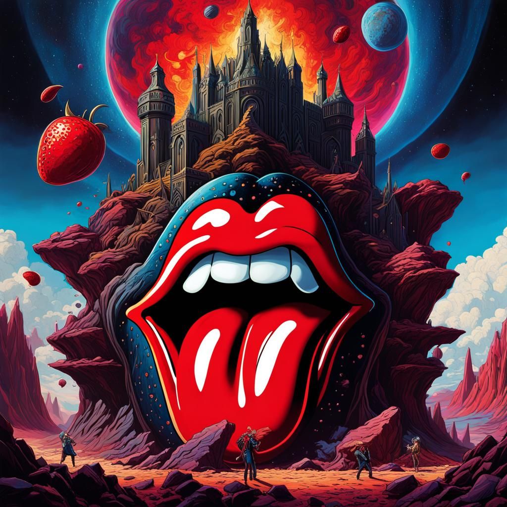 Rolling Stones Tongue: Fantasy Album Art
