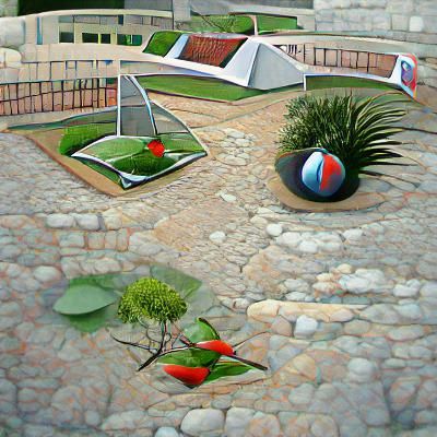 Photorealistic 3D Rendering of Balamb Garden
