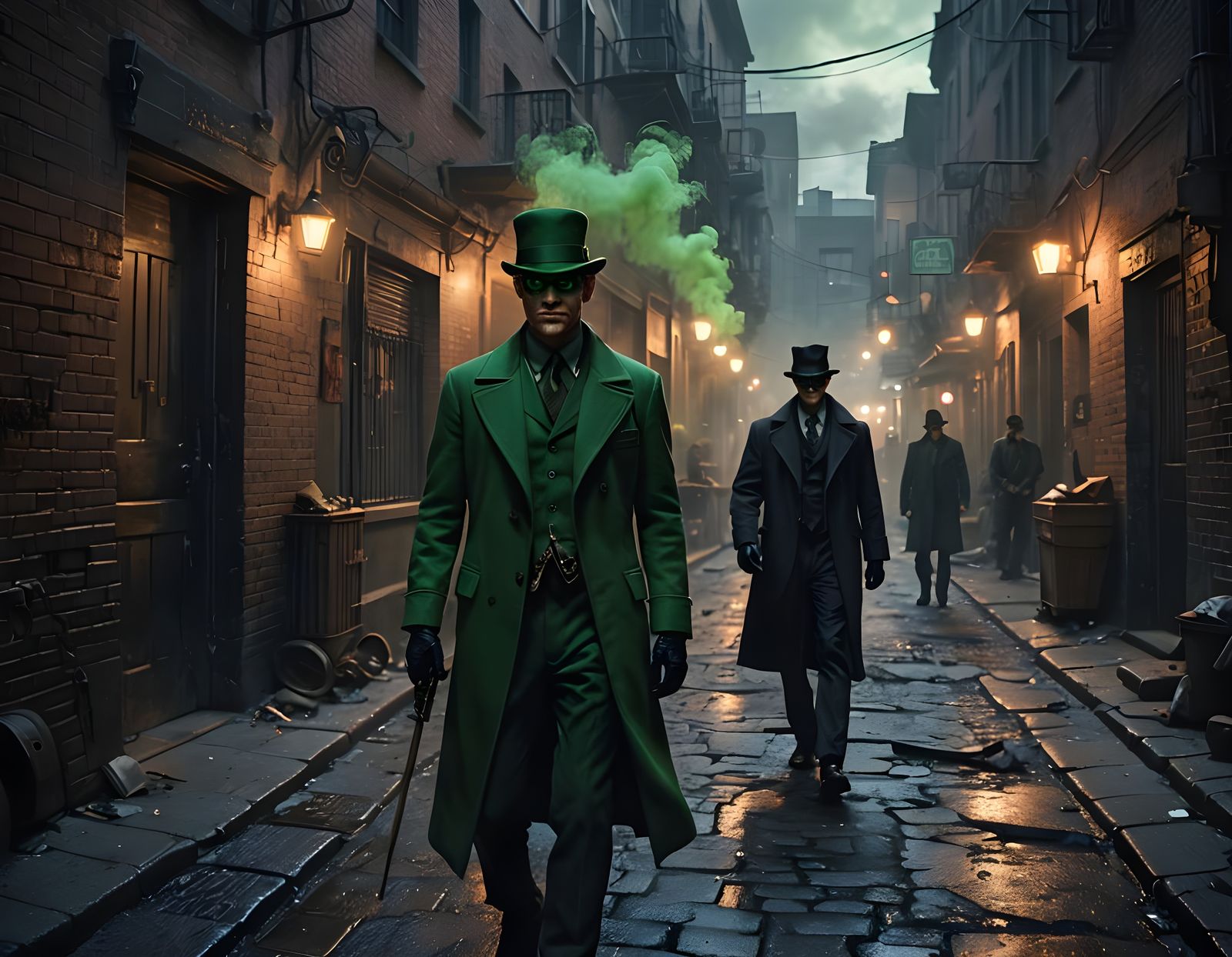 The Riddler: Hyperdetailed Matte Painting