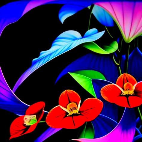 Rainforest Chiaroscuro: Hyperrealistic Oil Painting