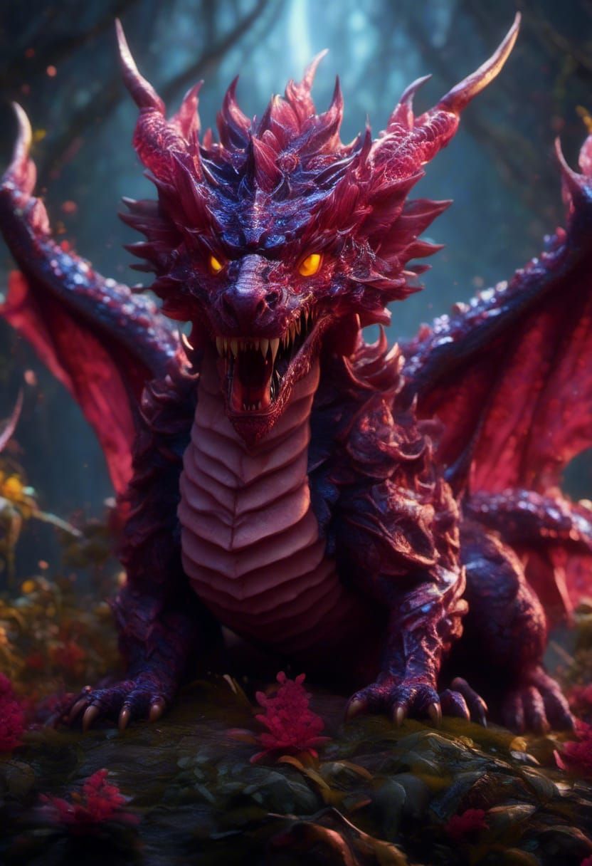 Fierce Crystal Dragon